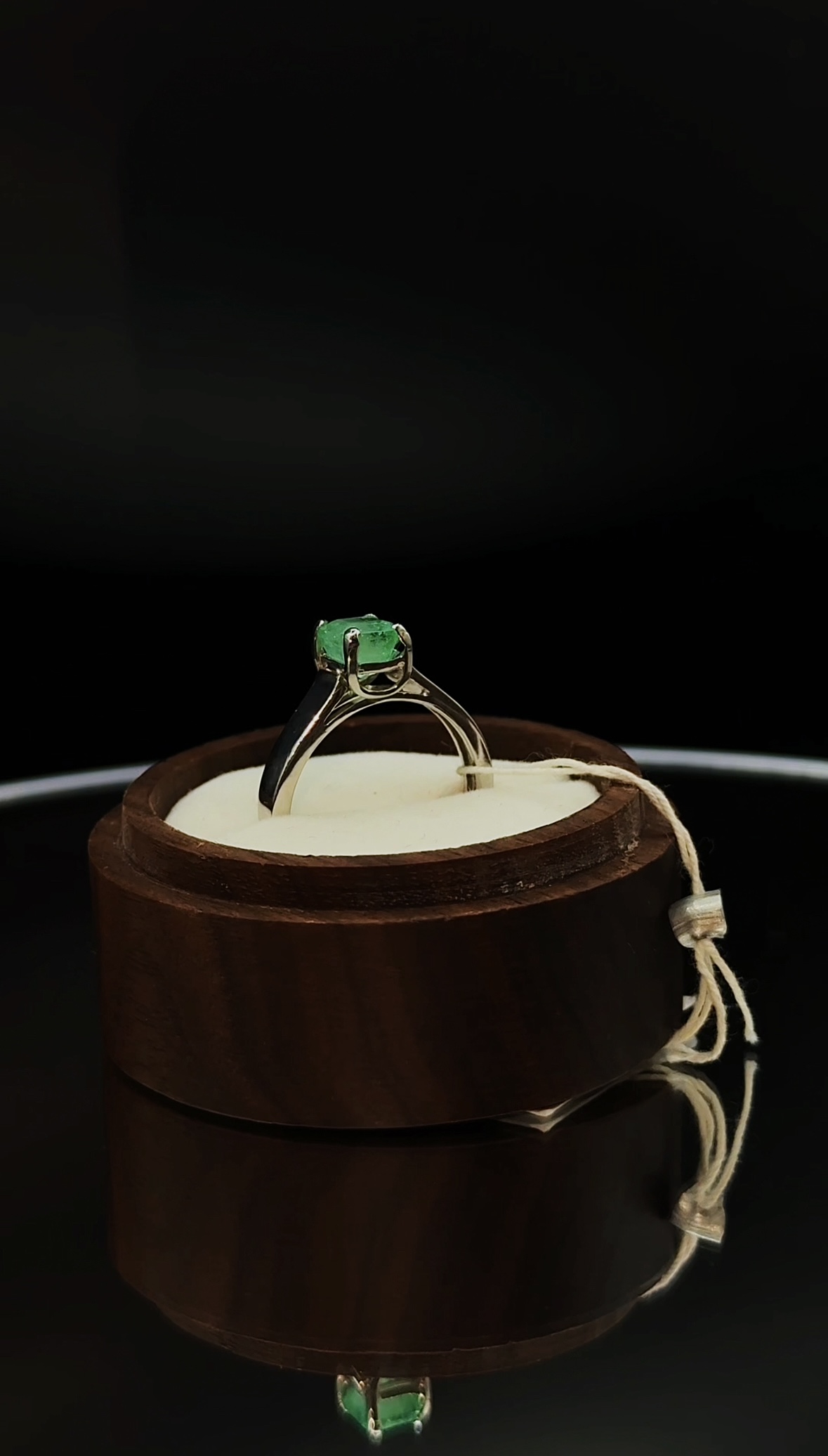 Каблучка з Смарагдом 17.5 - Зображення 3