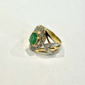 💎✨ КАБЛУЧКА ЗІ СМАРАГДОМ | 💍 ЗОЛОТО 750